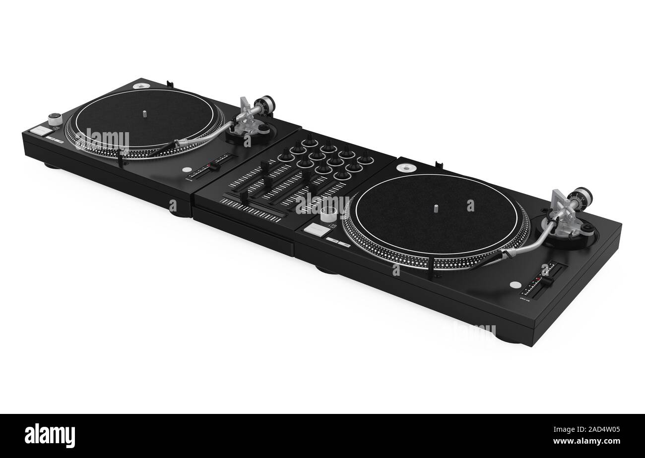 DJ Music Mixer Isolated Stock Photo Alamy