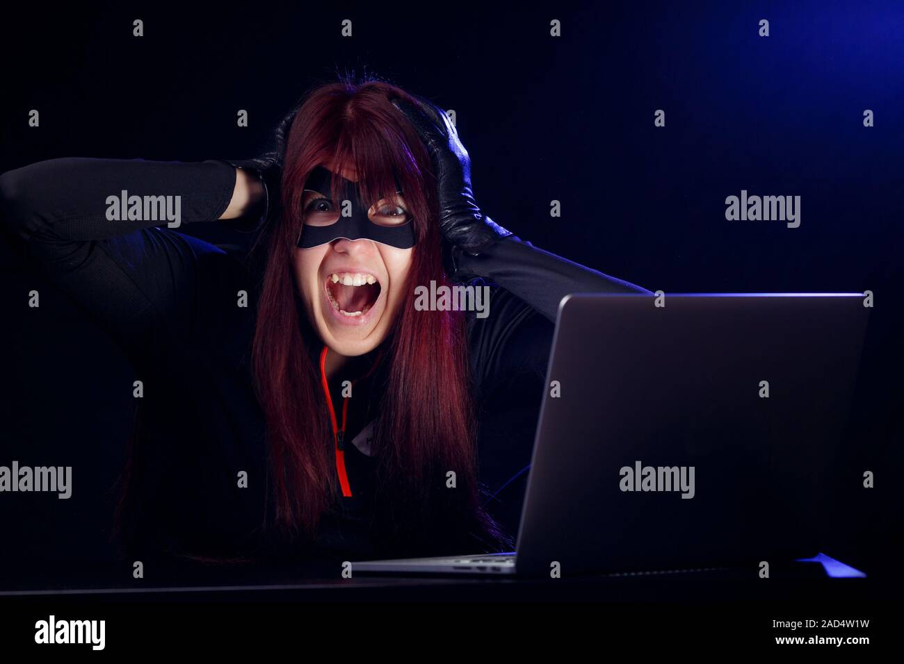Girl hacker hires stock photography and images Alamy