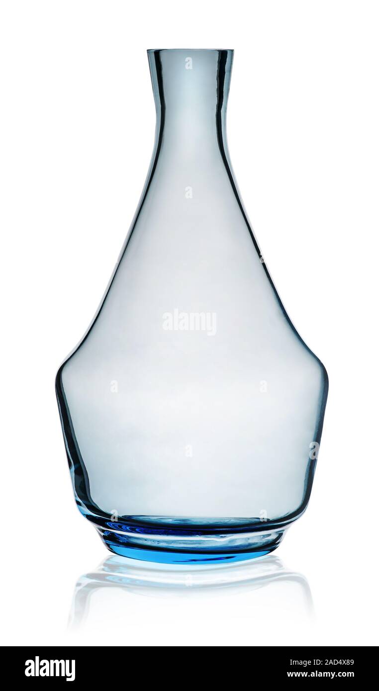 Blue carafe without stopper Stock Photo