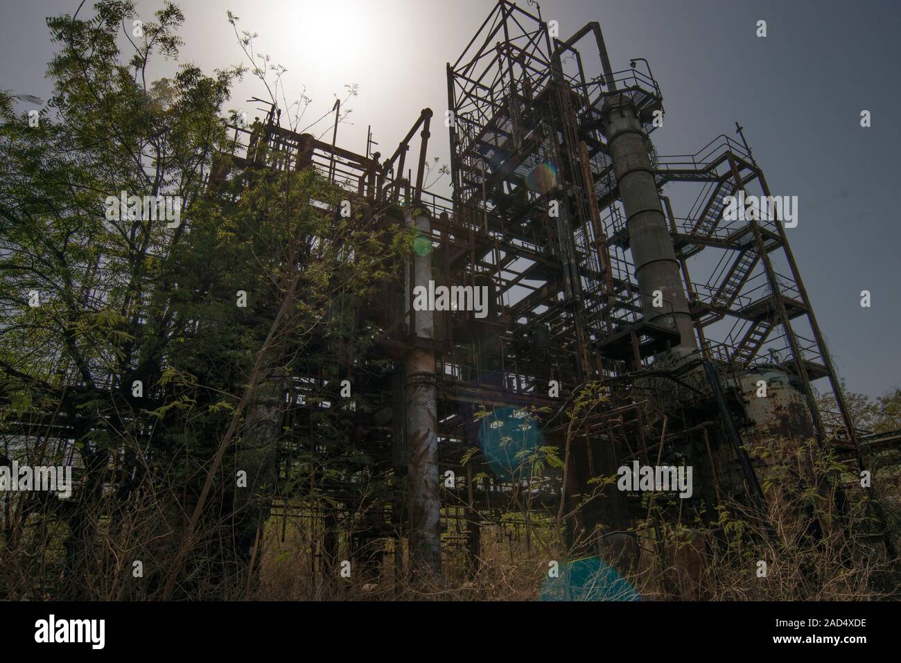 Ucil Factory Union Carbide Chemical Plant, Bhopal, India Stock Photo - Alamy
