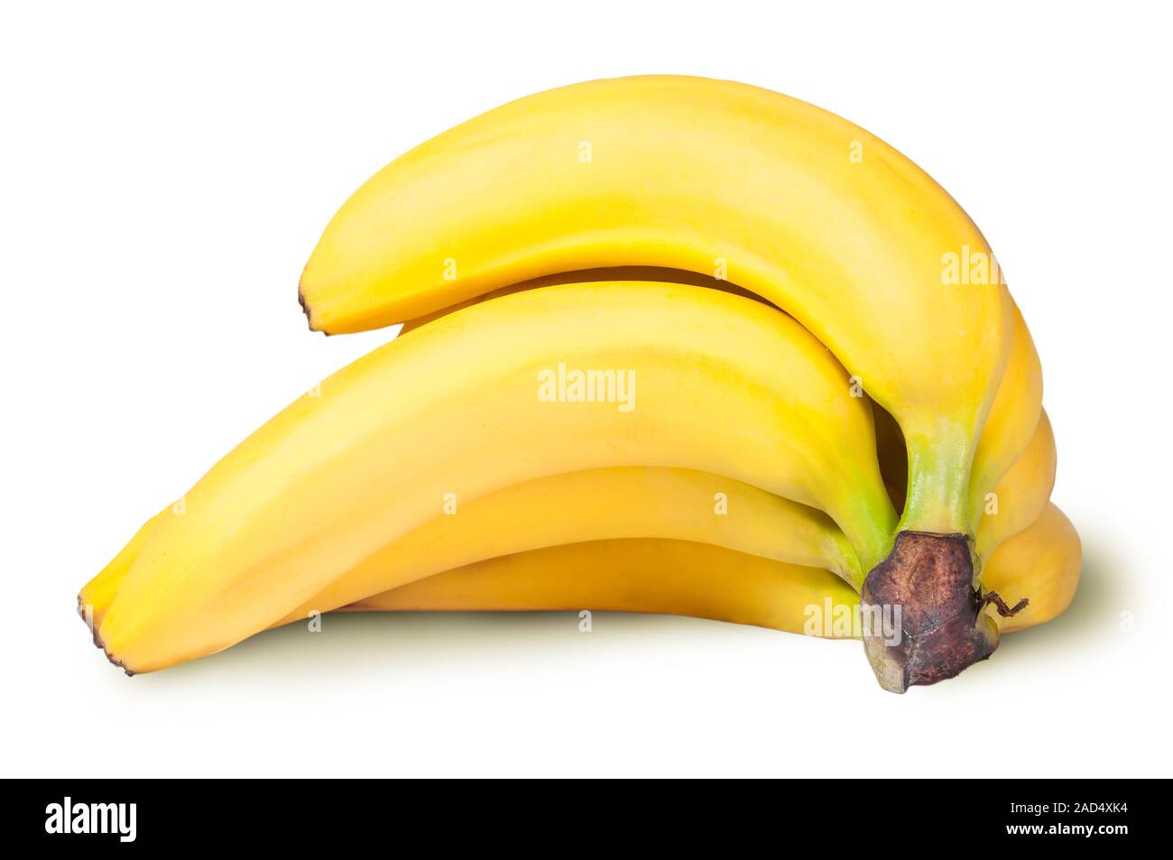 Bunch Of Bananas Rotated Stock Photo