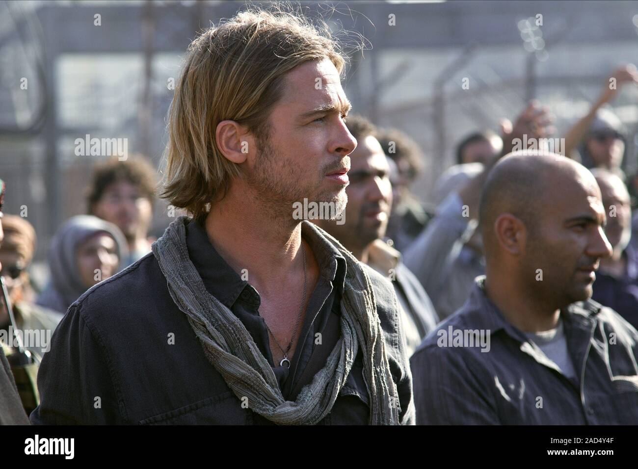 Brad Pitt World War Z 13 Stock Photo Alamy