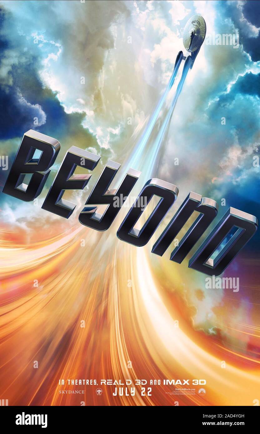Movie Poster Star Trek Beyond 16 C Paramount Stock Photo Alamy