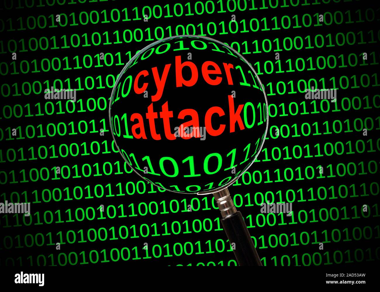 Cyber attack, conceptual image. Stock Photo