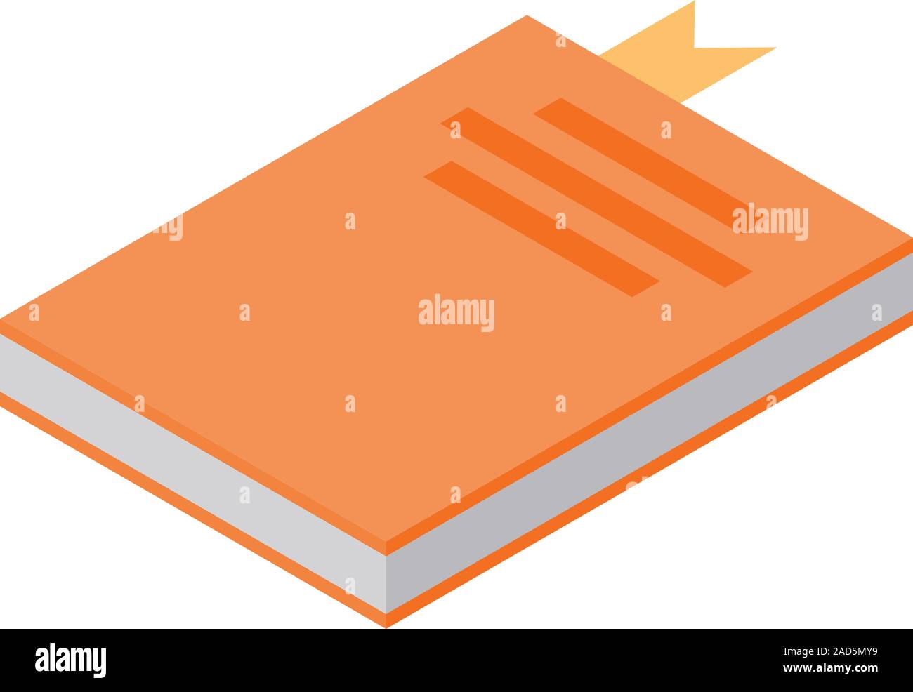 Book judge icon, isometric style Stock Vector