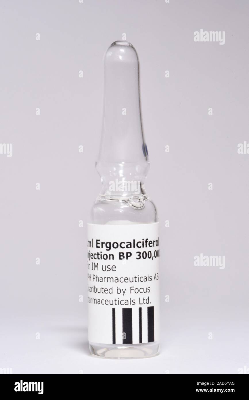Ergocalciferol solution for intramuscular injection. Also known as
