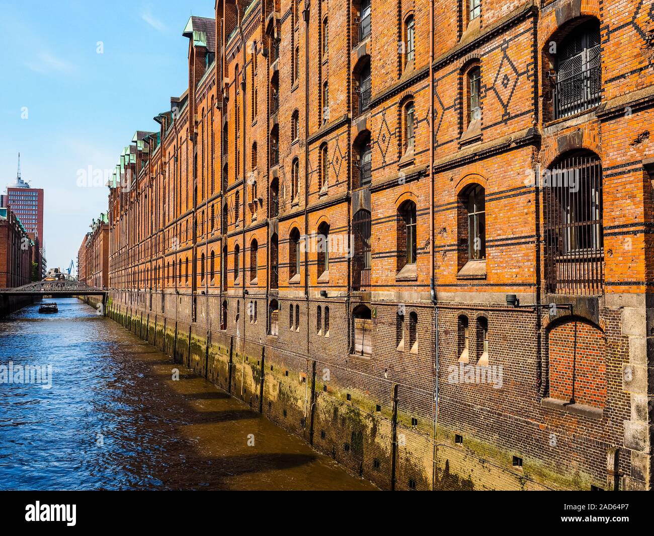 HafenCity in Hamburg hdr Stock Photo - Alamy