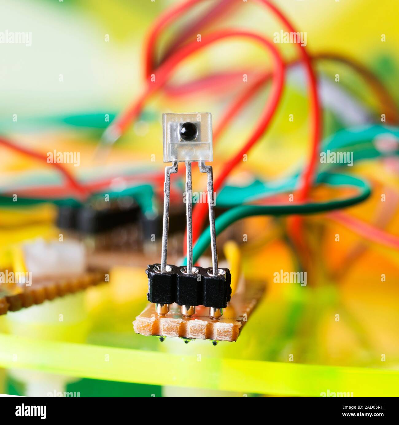 Photodiode. A photodiode is a type of diode that allows electric