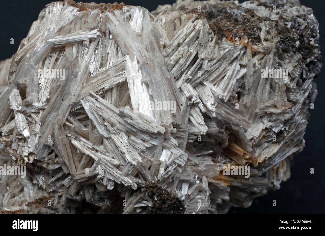 Cerrusite, also known as white lead ore, is a mineral consisting of