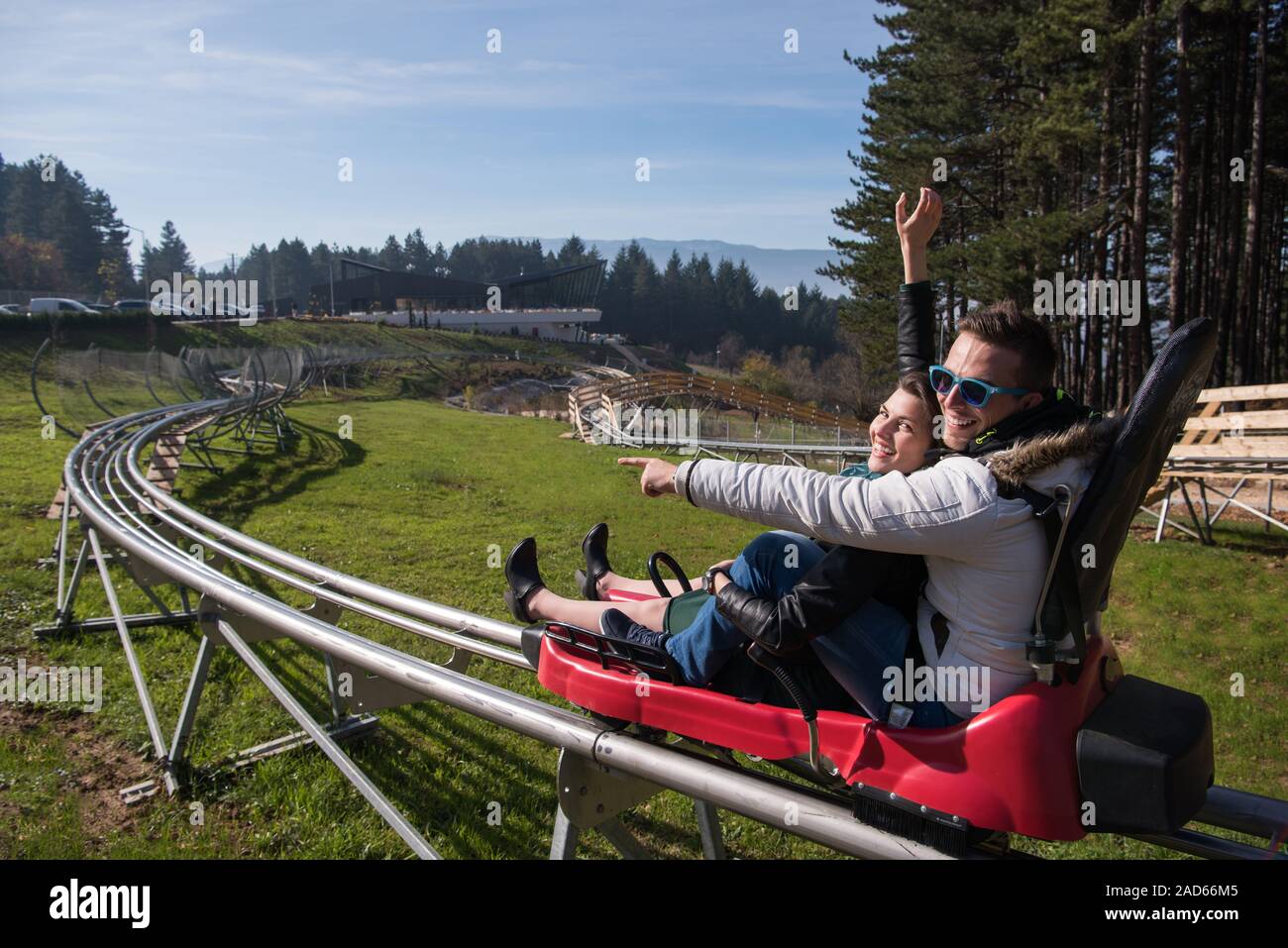 Woman enjoys view alpine hi res stock photography and images Alamy