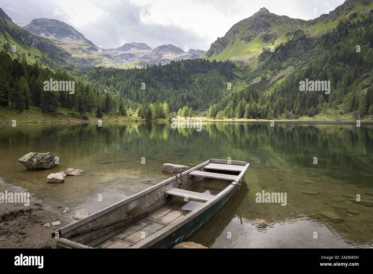At Duisitzkarsee in the Schladminger Tauern, Styria, in summer Stock Photo
