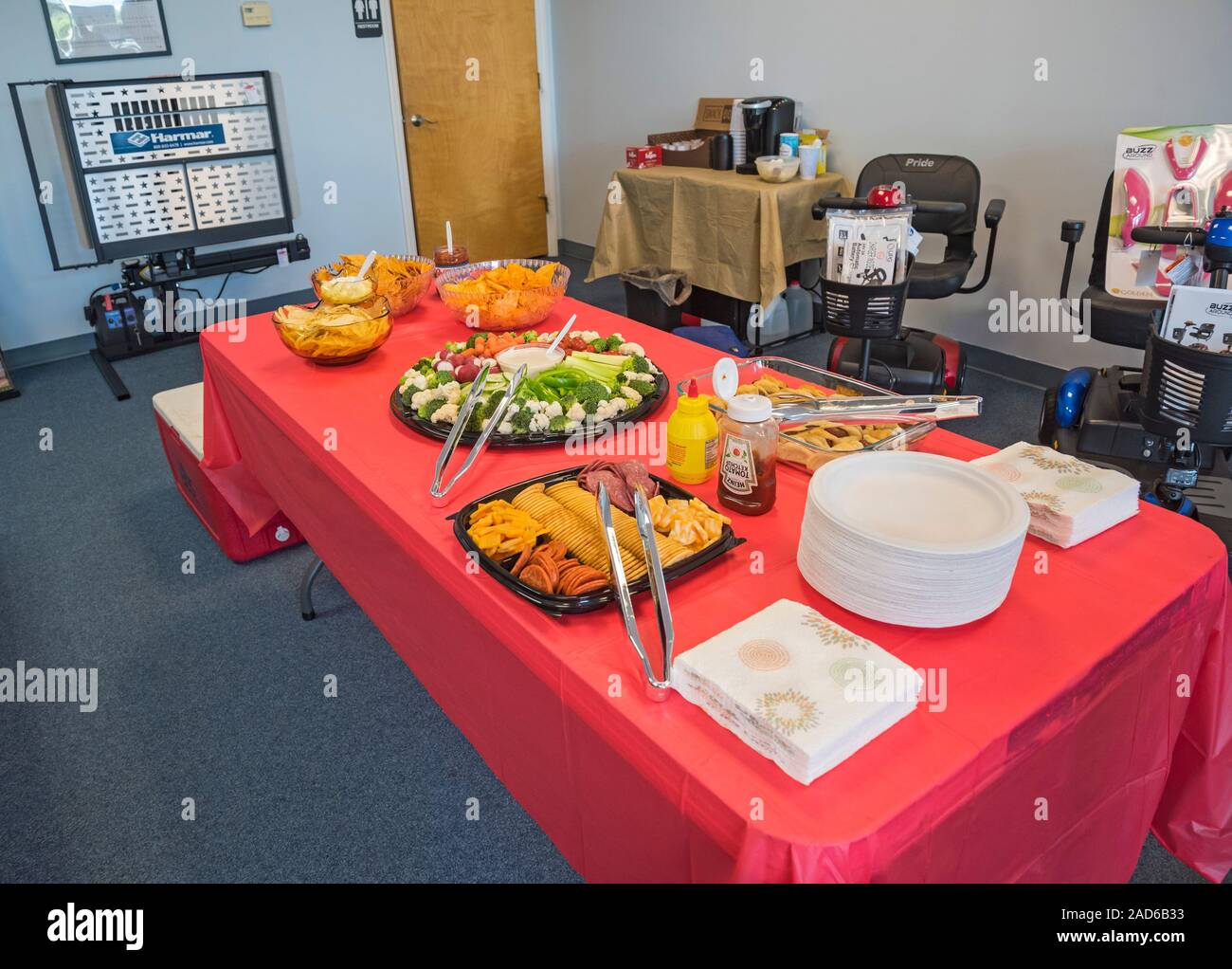 Grand opening of the Mobility Plus store in Alachua, Florida. Stock Photo