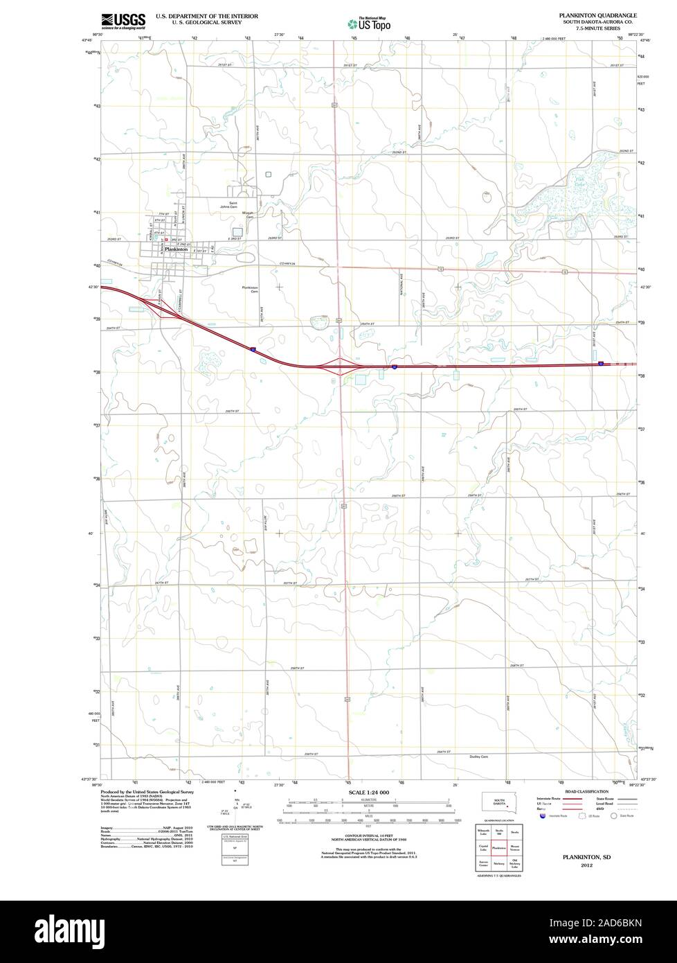 Plankinton map hires stock photography and images Alamy