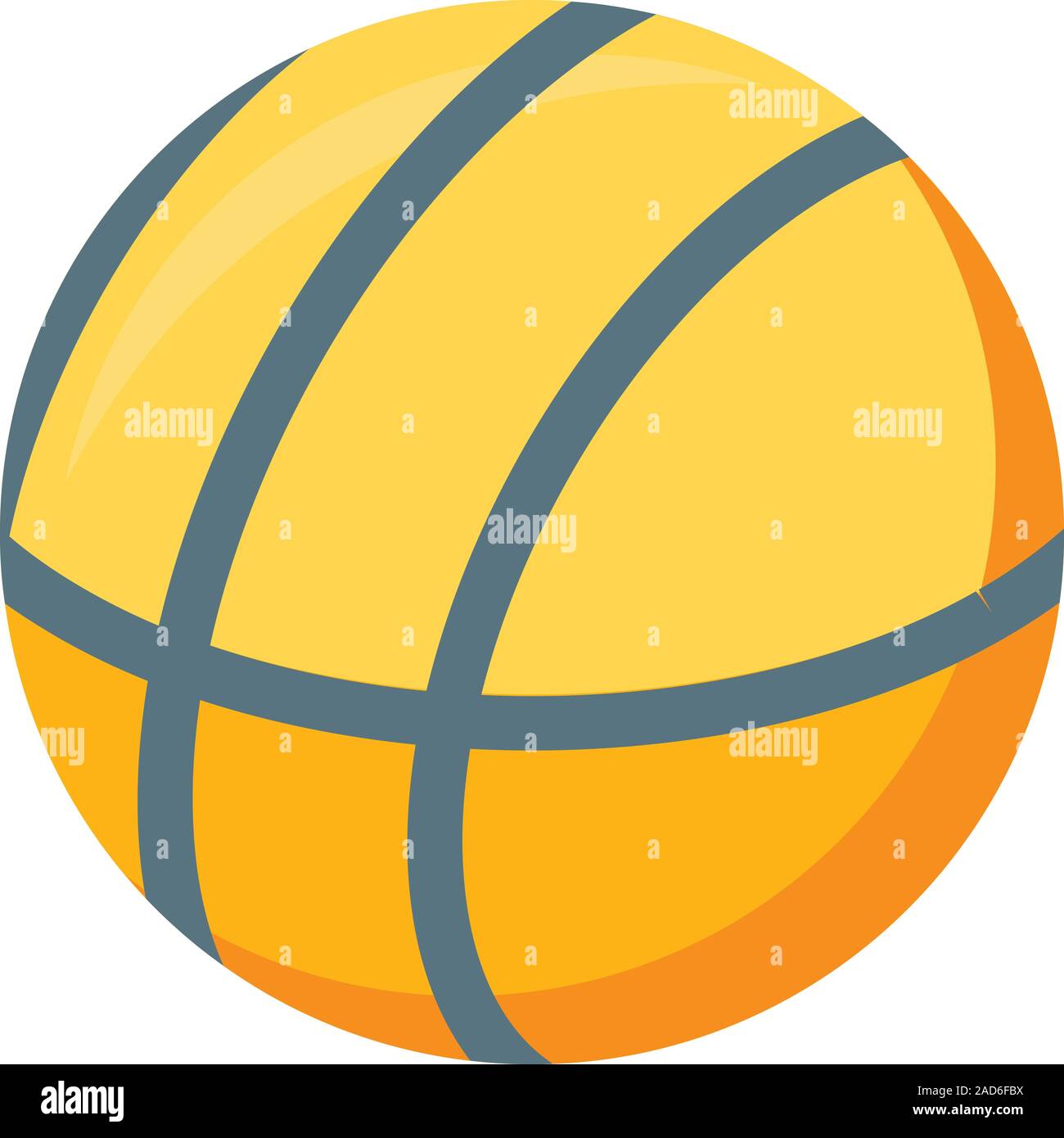 Basketball ball icon, isometric style Stock Vector