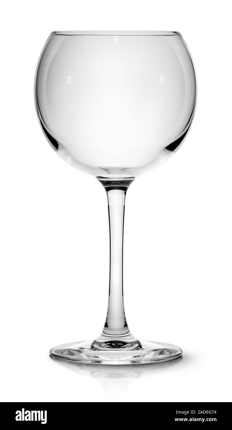 Empty red wine glass Stock Photo Alamy