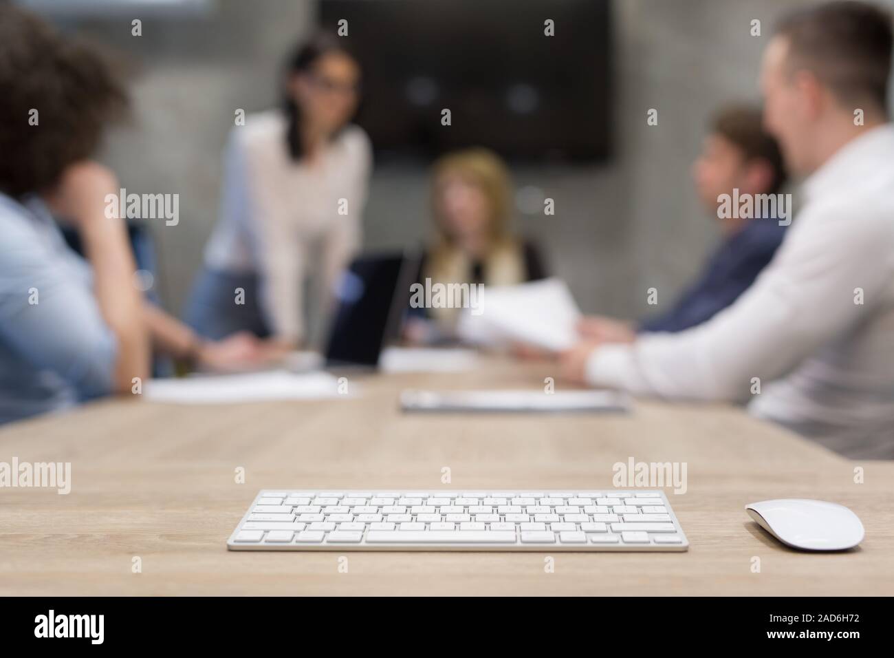 computer mouse and keyboard Stock Photo