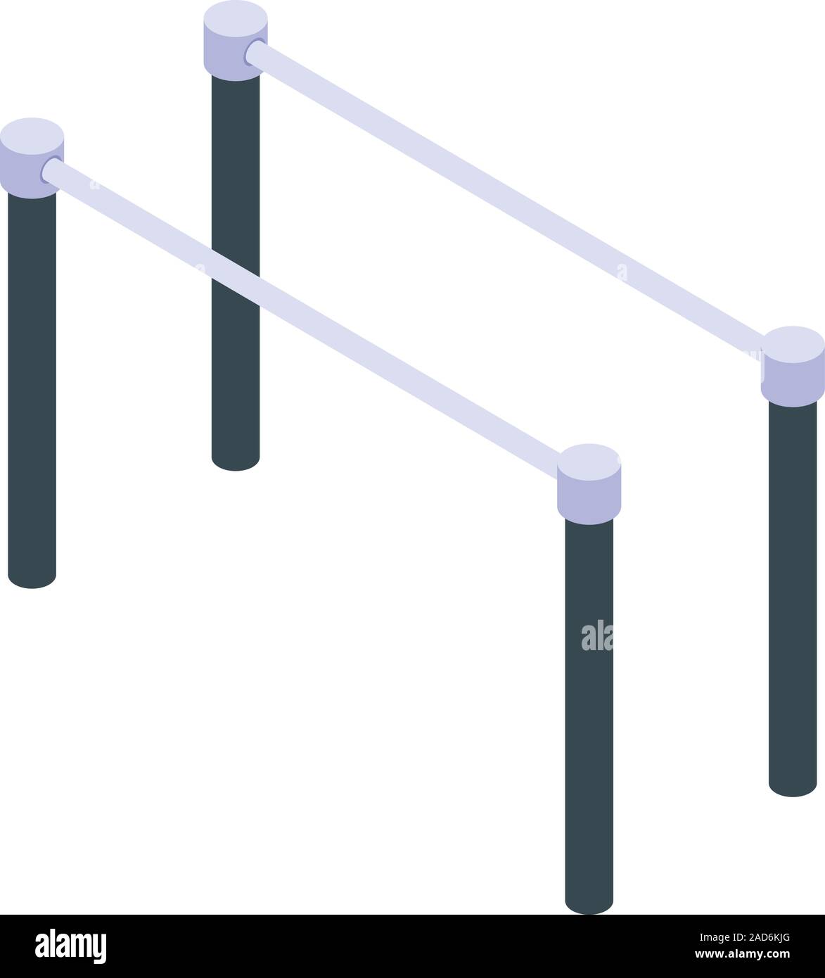 Parallel bars icon, isometric style Stock Vector Image & Art - Alamy