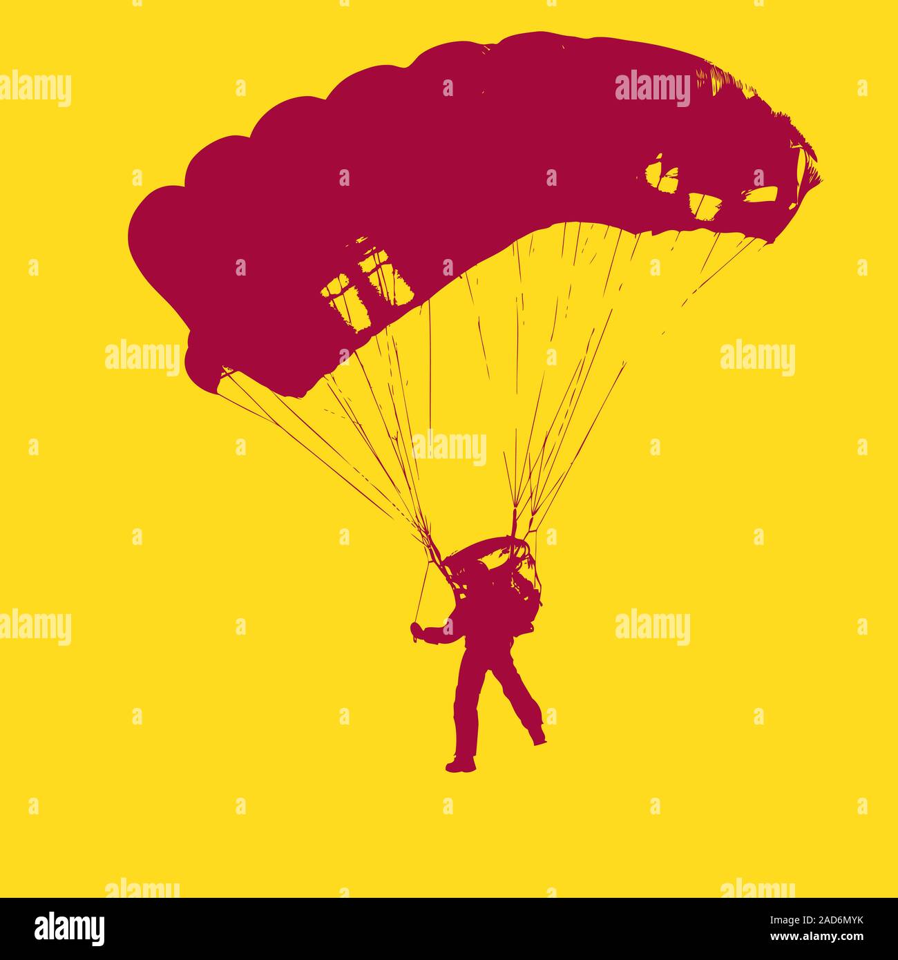 Parachute jump lighting Stock Vector Images - Alamy