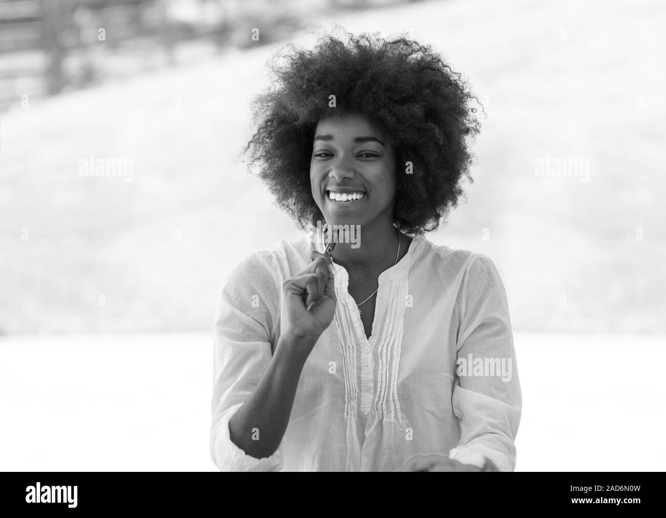Portrait of beautiful black girl Stock Photo - Alamy