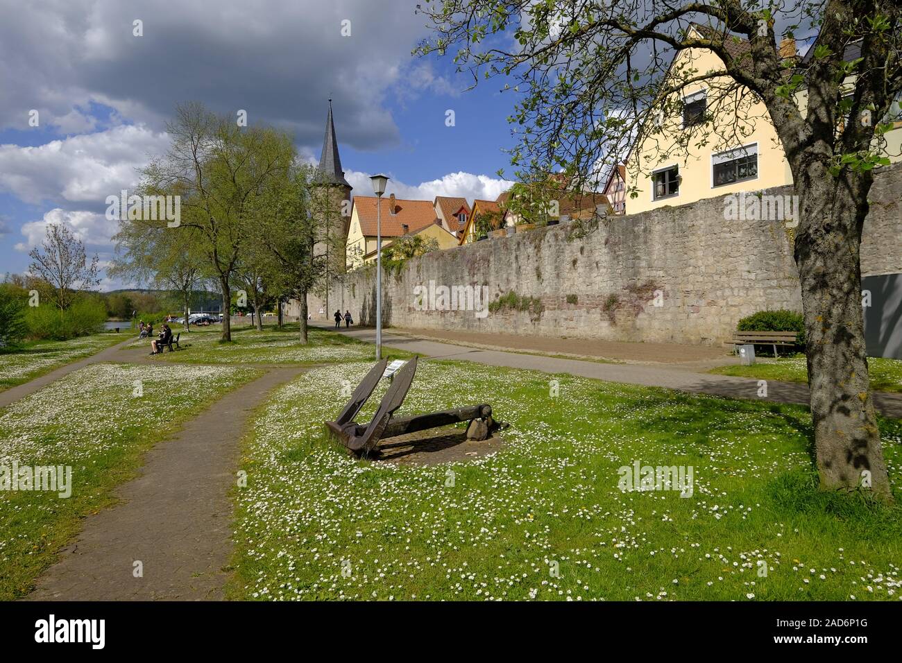 Karlstadt, Main-Spessart County, Lower Franconia, Bavaria, Germany Stock Photo