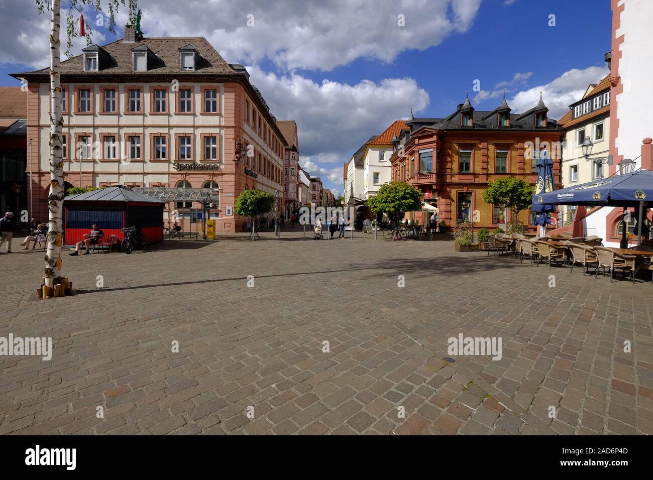 Karlstadt, Main-Spessart County, Lower Franconia, Bavaria, Germany Stock Photo