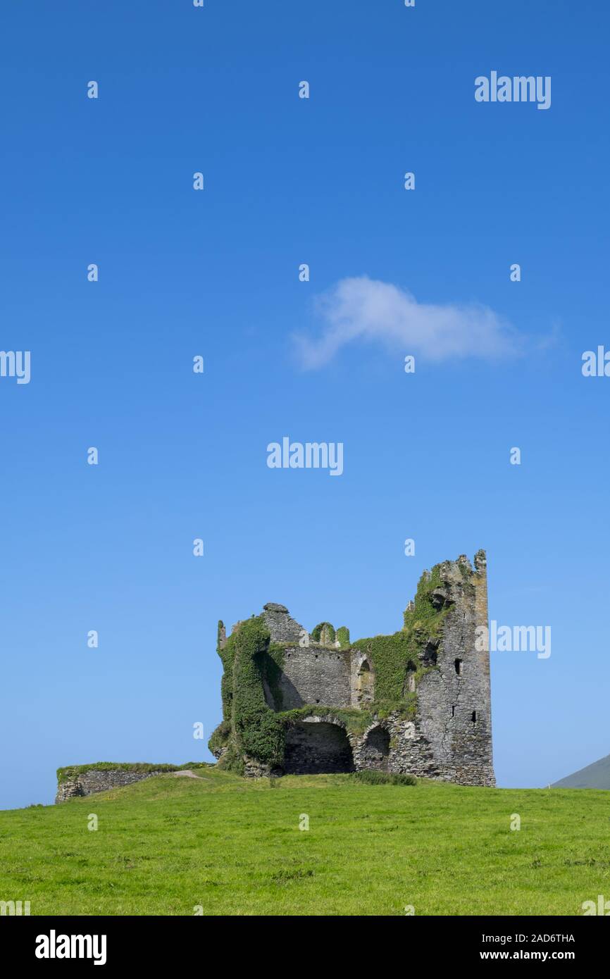Ballycarbery Castle, Caherciveen, Stock Photo