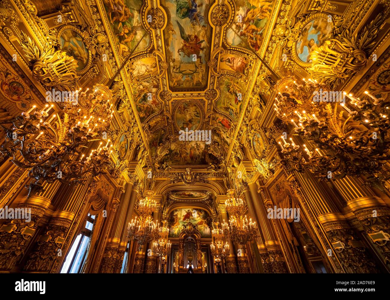 An Interior View Of Opera De Paris Palais Garnier It Was