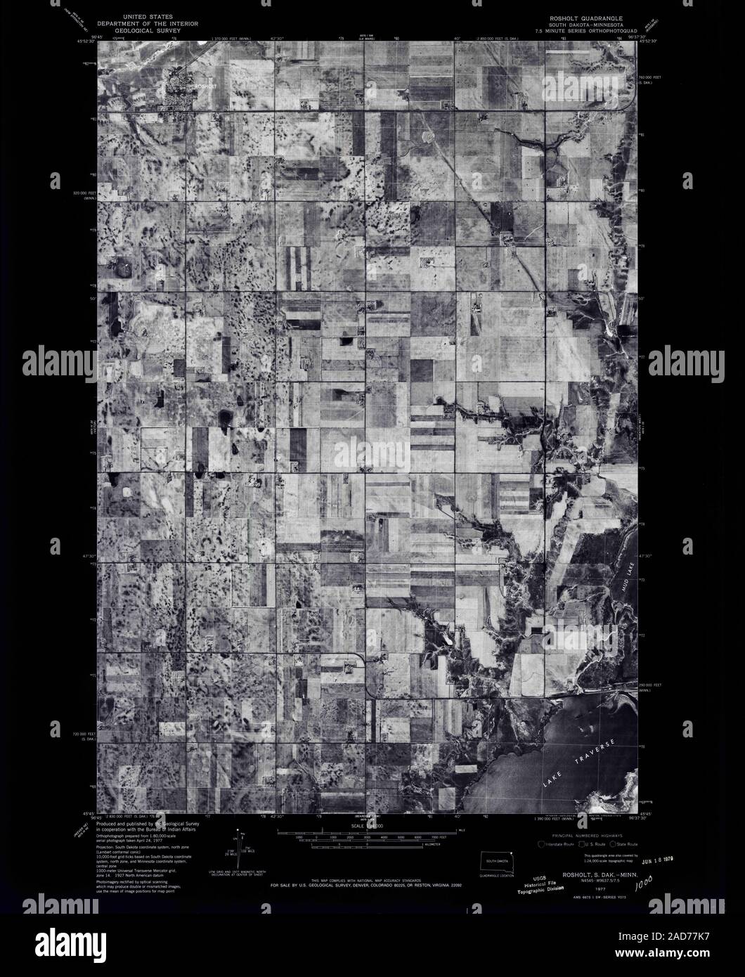 Map of rosholt hires stock photography and images Alamy