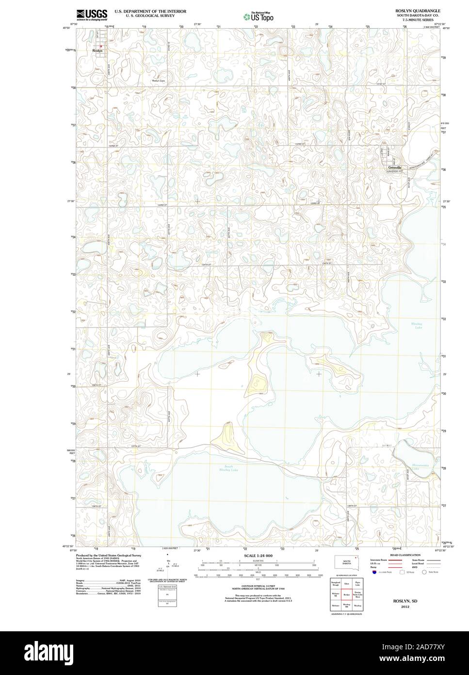 Map of roslyn hires stock photography and images Alamy
