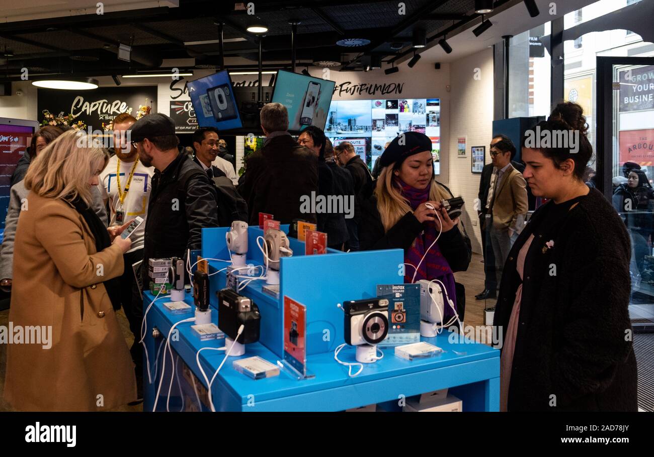 Fujifilm House of Photography public launch event at Covent Garden, London Stock Photo Alamy