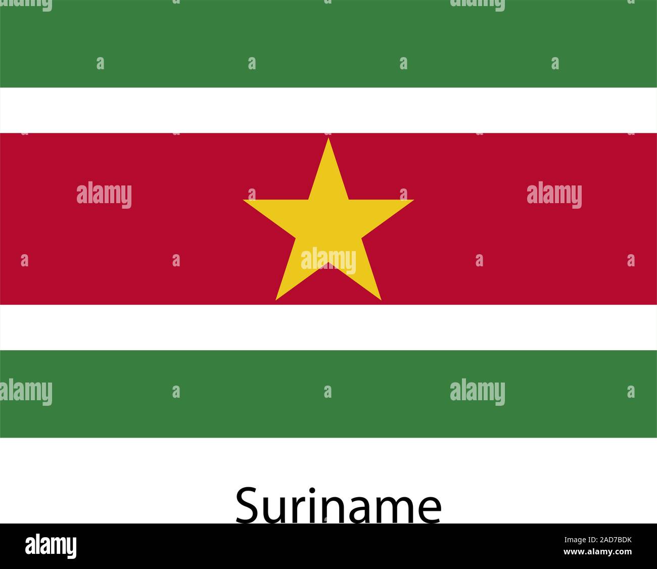 Flag of the country . Vector illustration. Exact colors Stock Vector