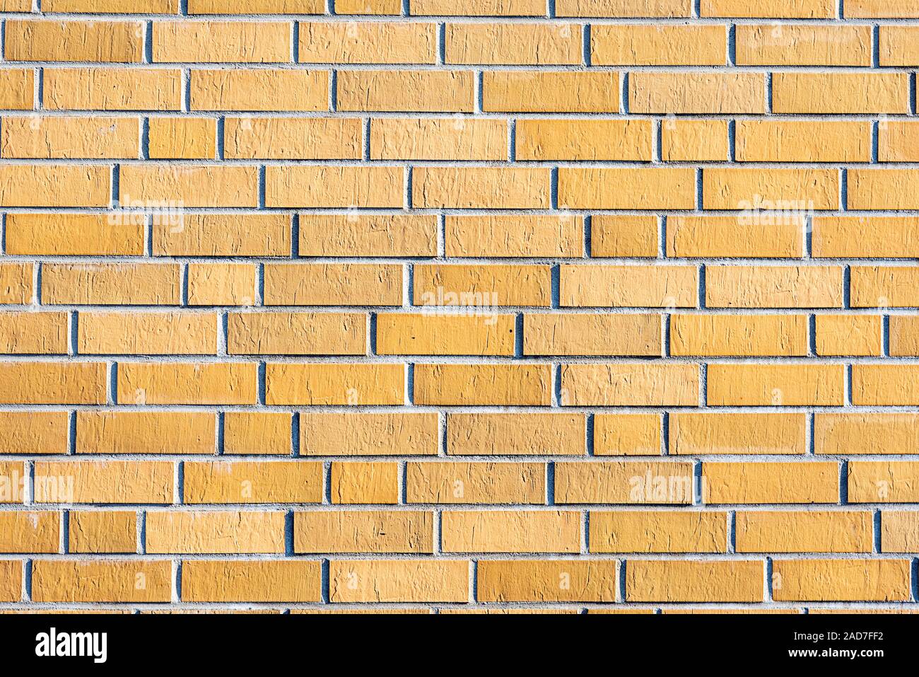 Background from a new brownish brick wall Stock Photo
