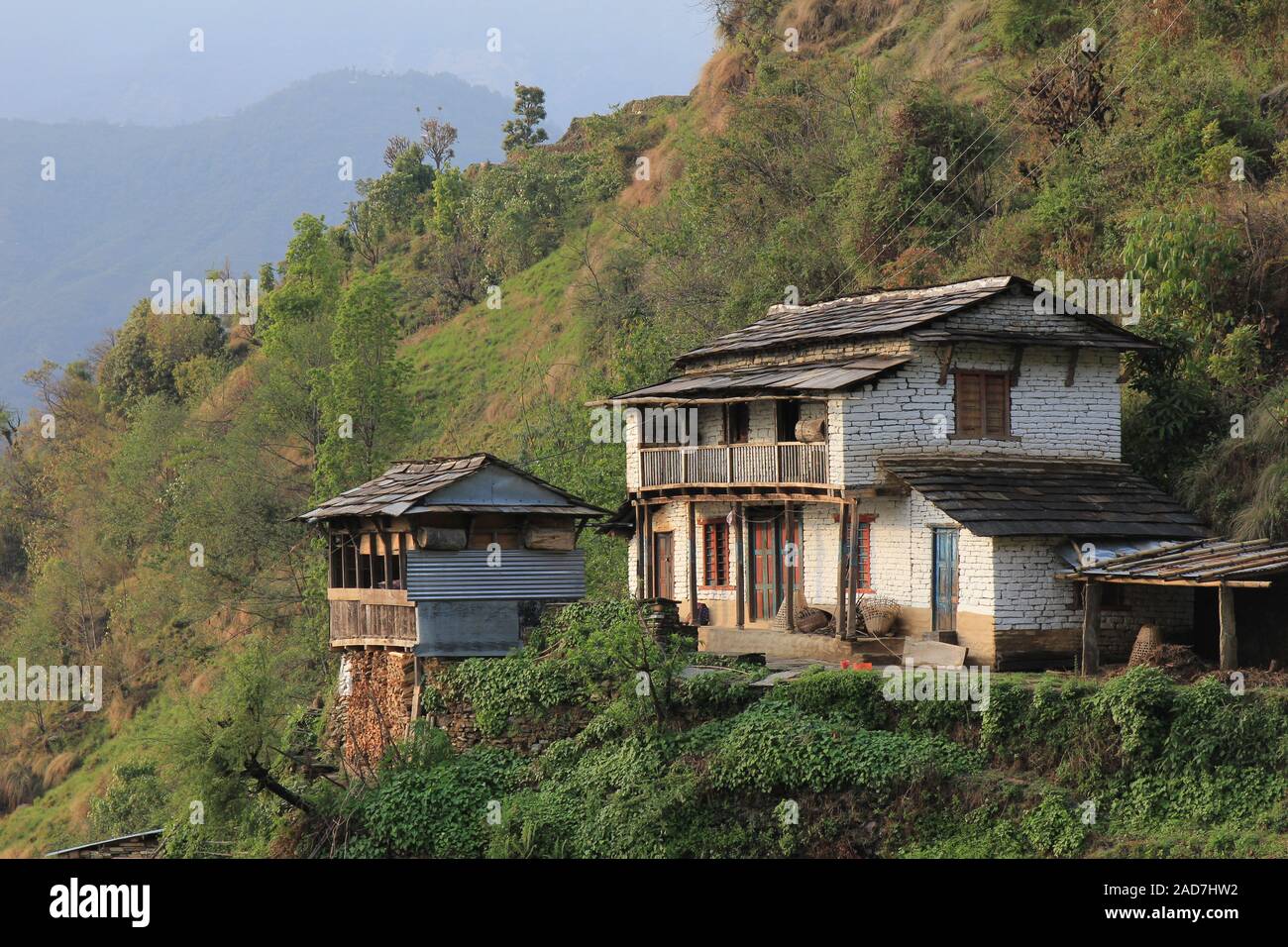 Traditional Nepalese House High Resolution Stock Photography and Images