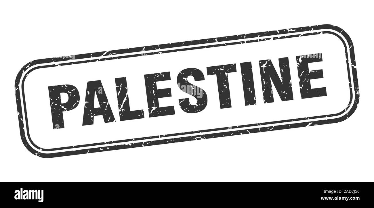 Palestine stamp. Palestine black grunge isolated sign Stock Vector ...