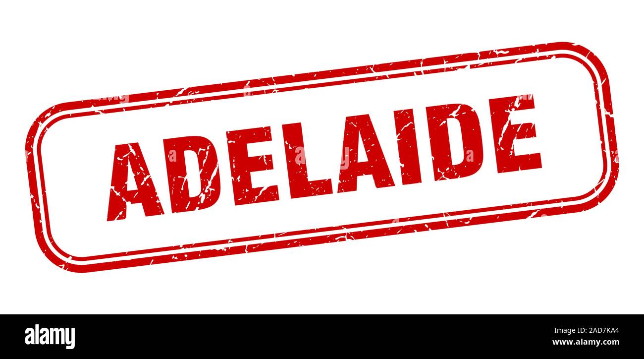Adelaide stamp. Adelaide red grunge isolated sign Stock Vector Image