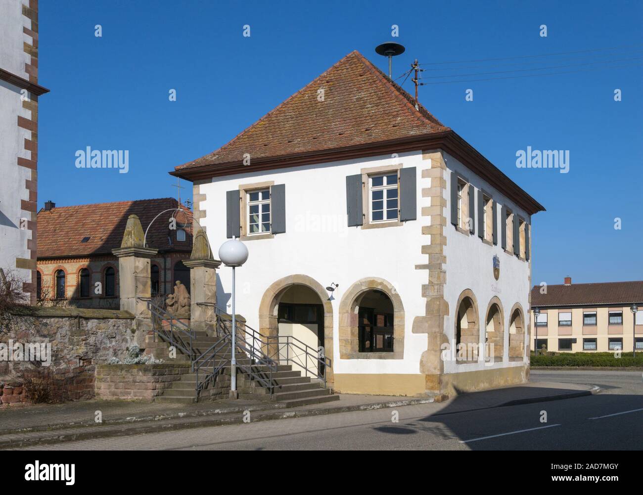 City Hall, Ottersheim Stock Photo