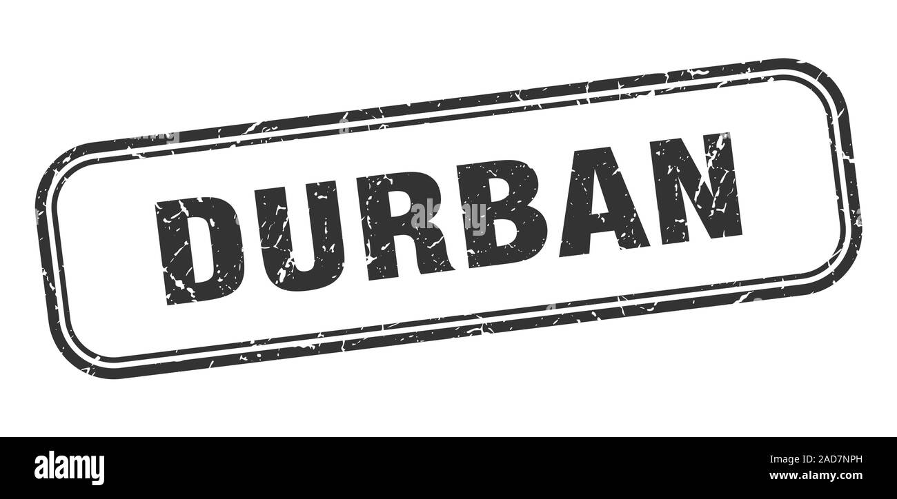 Durban stamp. Durban black grunge isolated sign Stock Vector Image