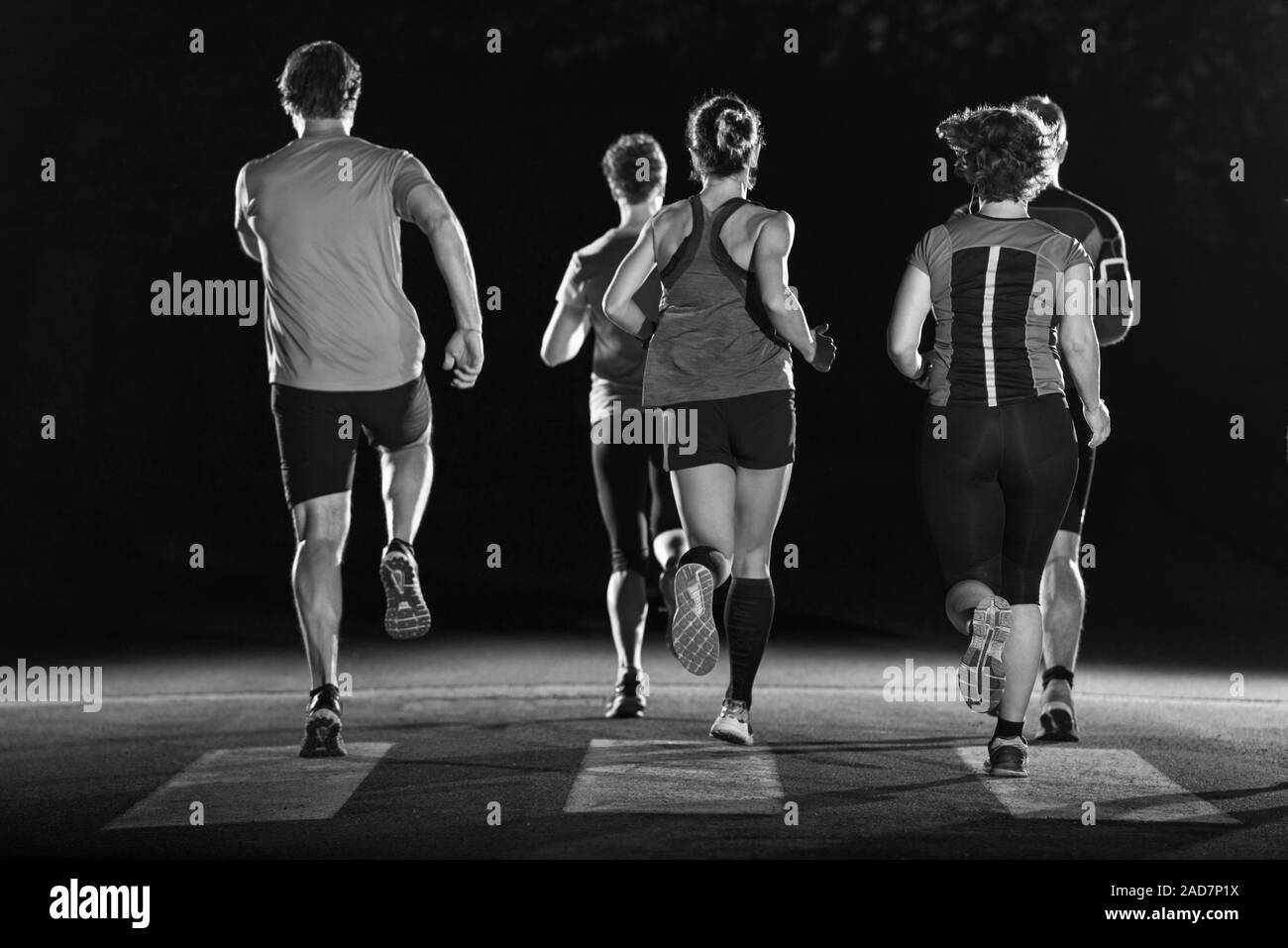 Runners Black and White Stock Photos & Images Alamy