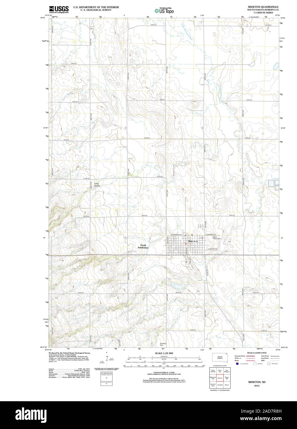 Map of sisseton hi-res stock photography and images - Alamy