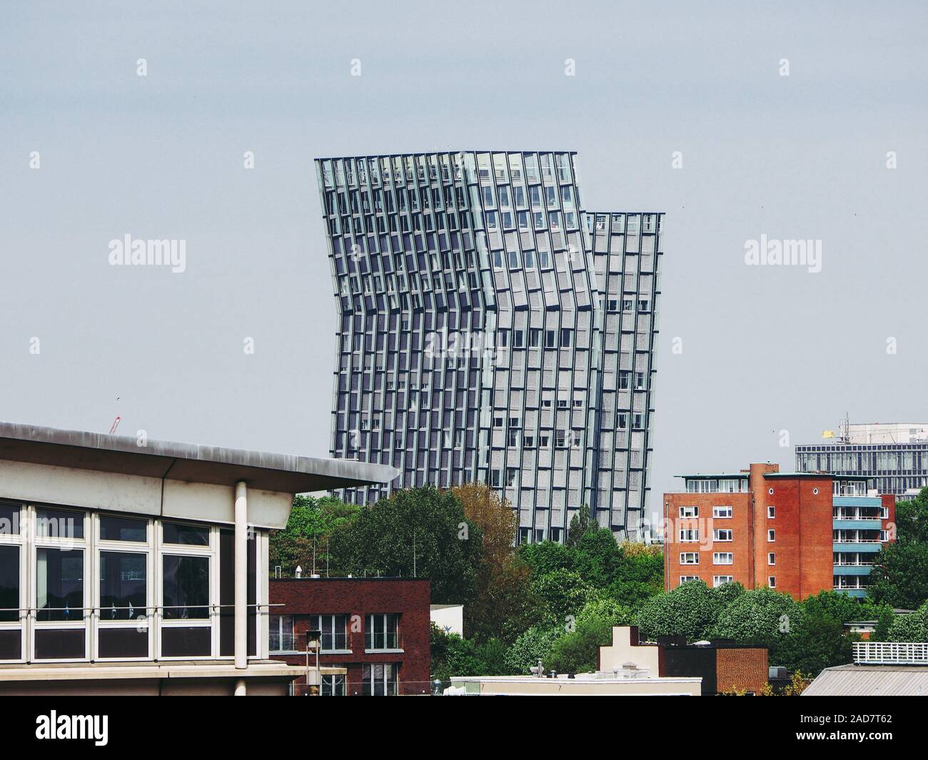 Tanzende Tuerme Dancing Towers In Hamburg Stock Photo Alamy