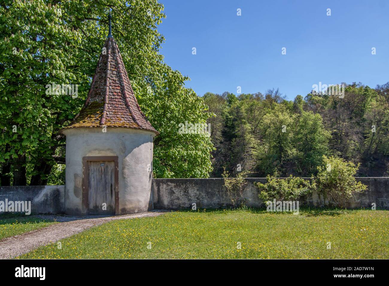 Historical Building, Cloister Island Rheinau, Switzerland, Canton of