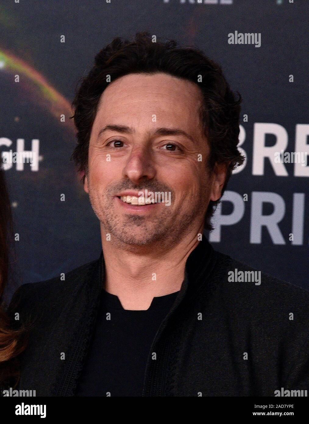 ***FILE PHOTOS*** Larry Page and Sergey Brin step down as heads of Google. MOUNTAIN VIEW, CALIFORNIA - NOVEMBER 03: Sergey Brin attends the 2020 Breakthrough Prize Ceremony at NASA Ames Research Center on November 03, 2019 in Mountain View, California. Photo: imageSPACE/MediaPunch Stock Photo