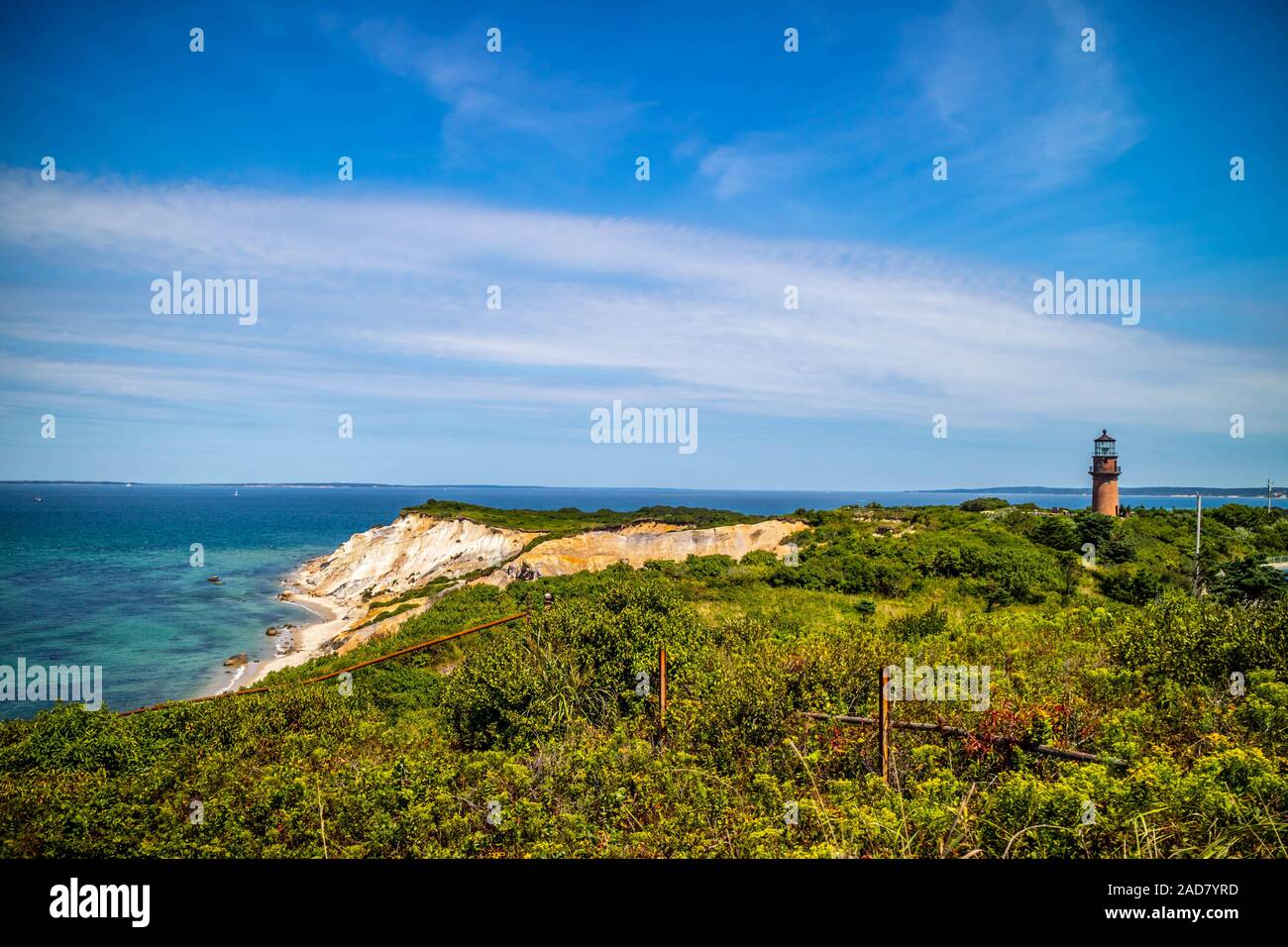 The famous Gay Head Cliffs in Cape Cod Martha's Vineyard, Massachusetts ...