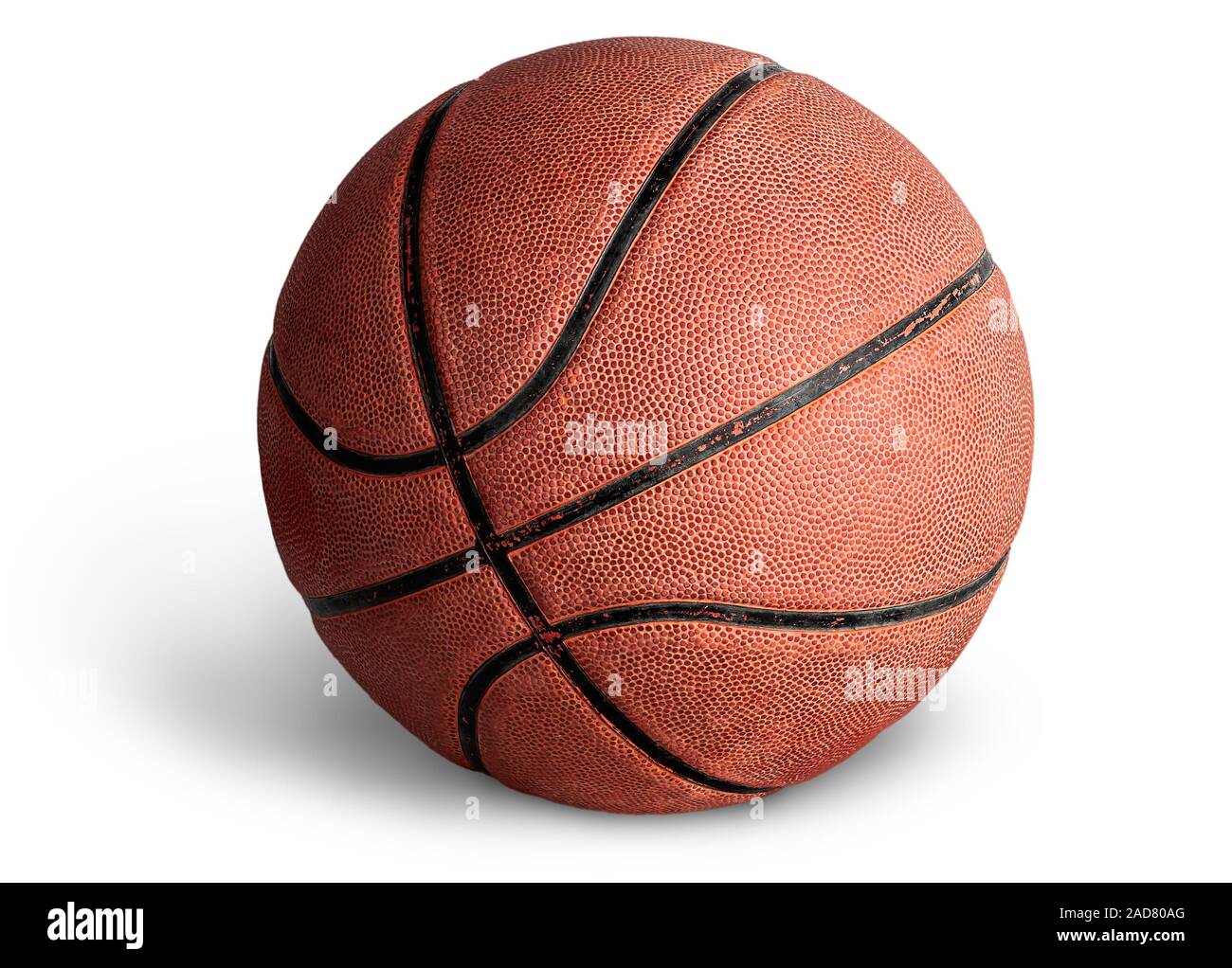Old basketball ball Stock Photo Alamy