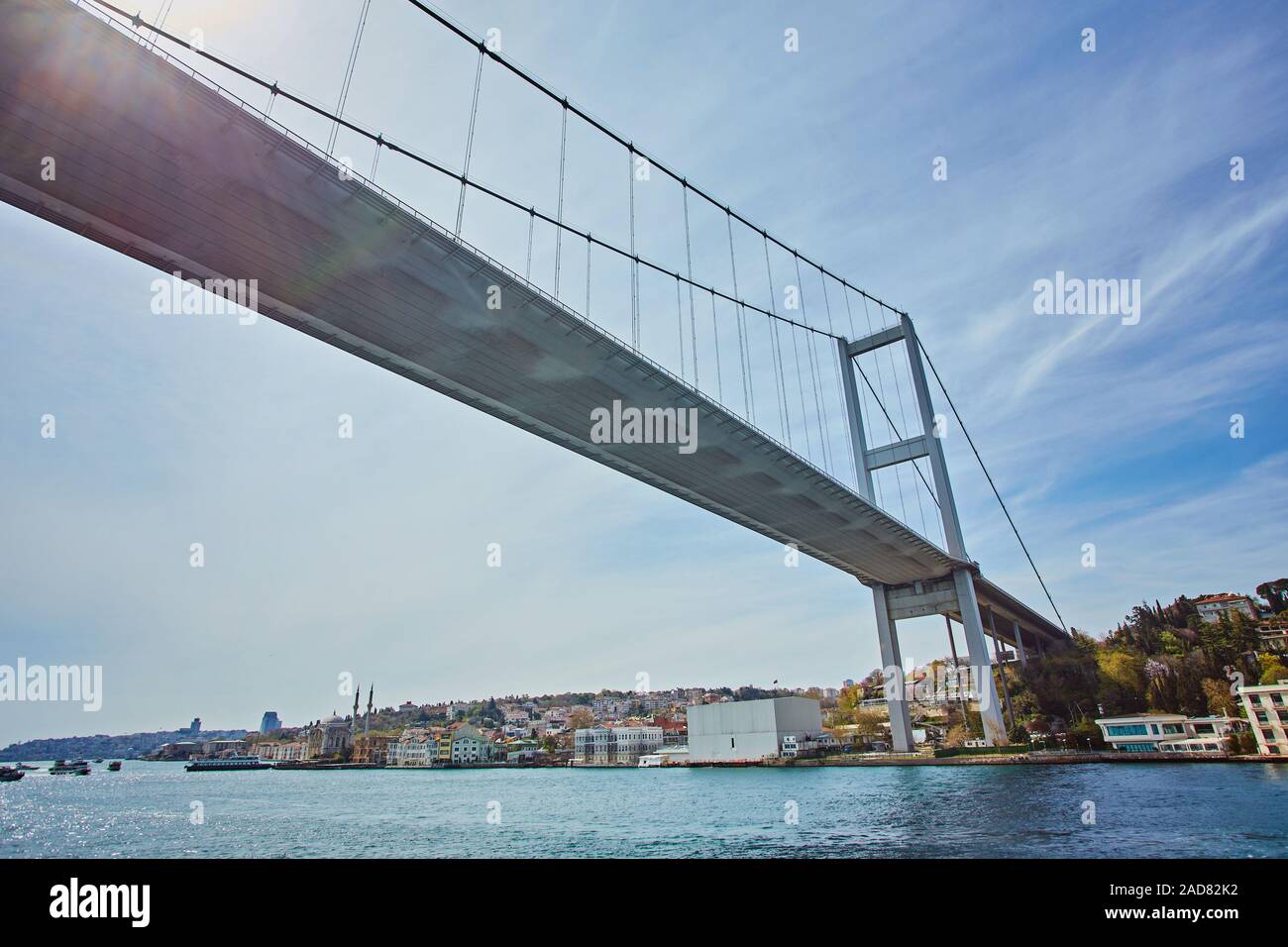 The Bosphorus Bridge connecting Europe and Asia Stock Photo Alamy