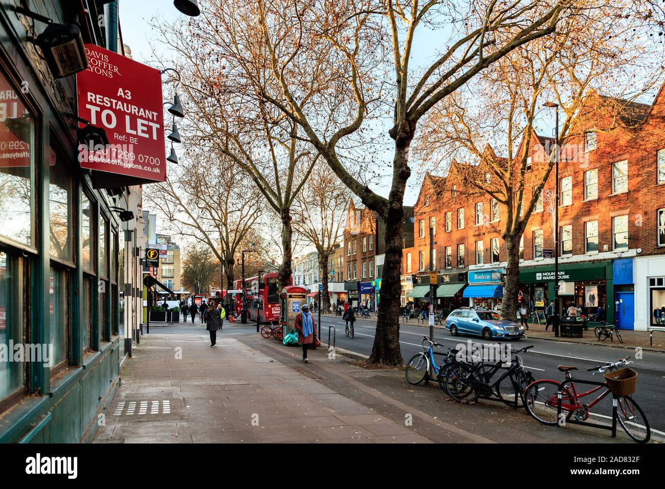 Chiswick High Road Stock Photo