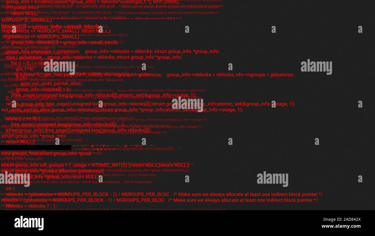 Animation red binary coding green hi-res stock photography and images ...