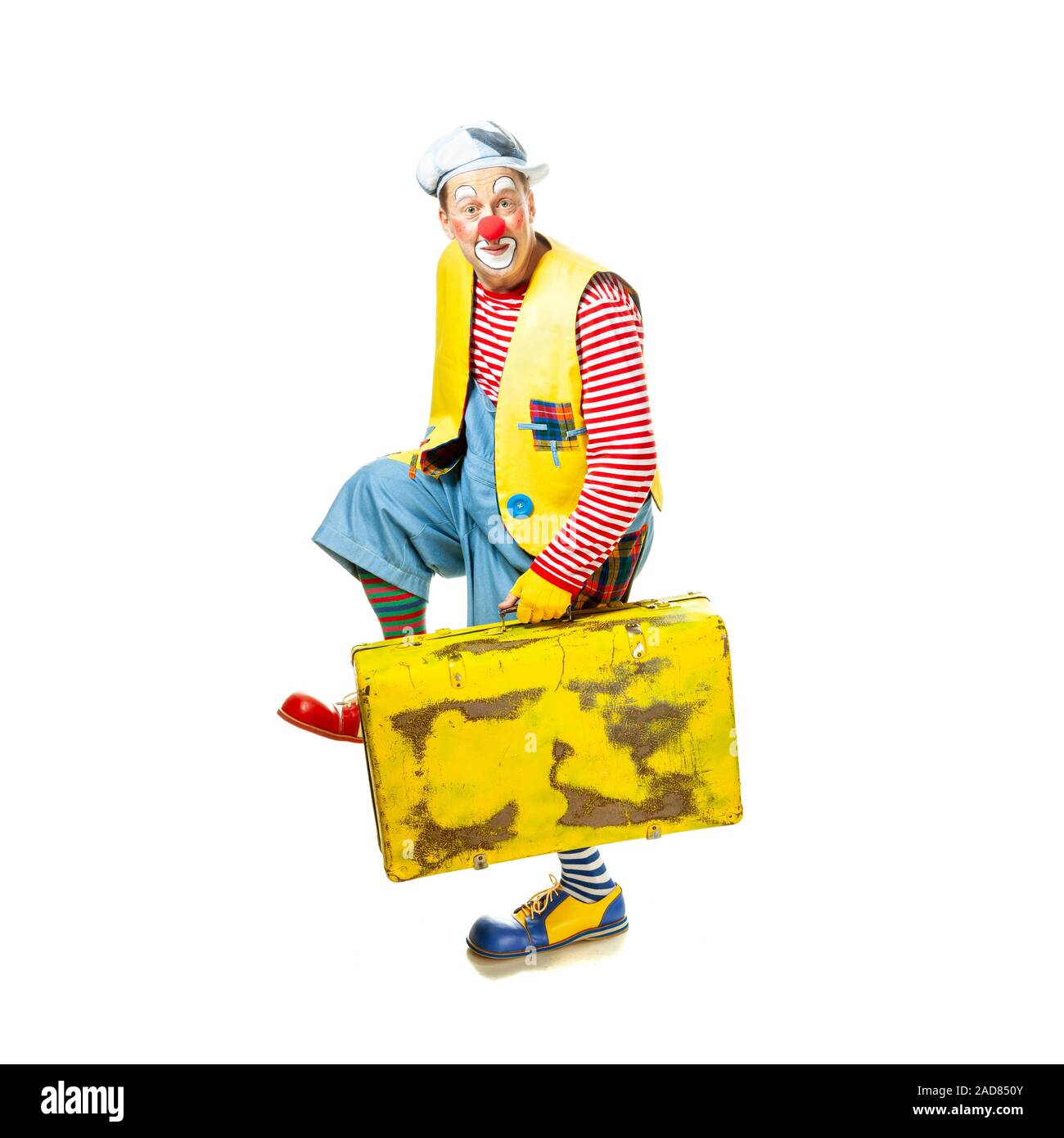 Happy smiling clown hi-res stock photography and images - Alamy