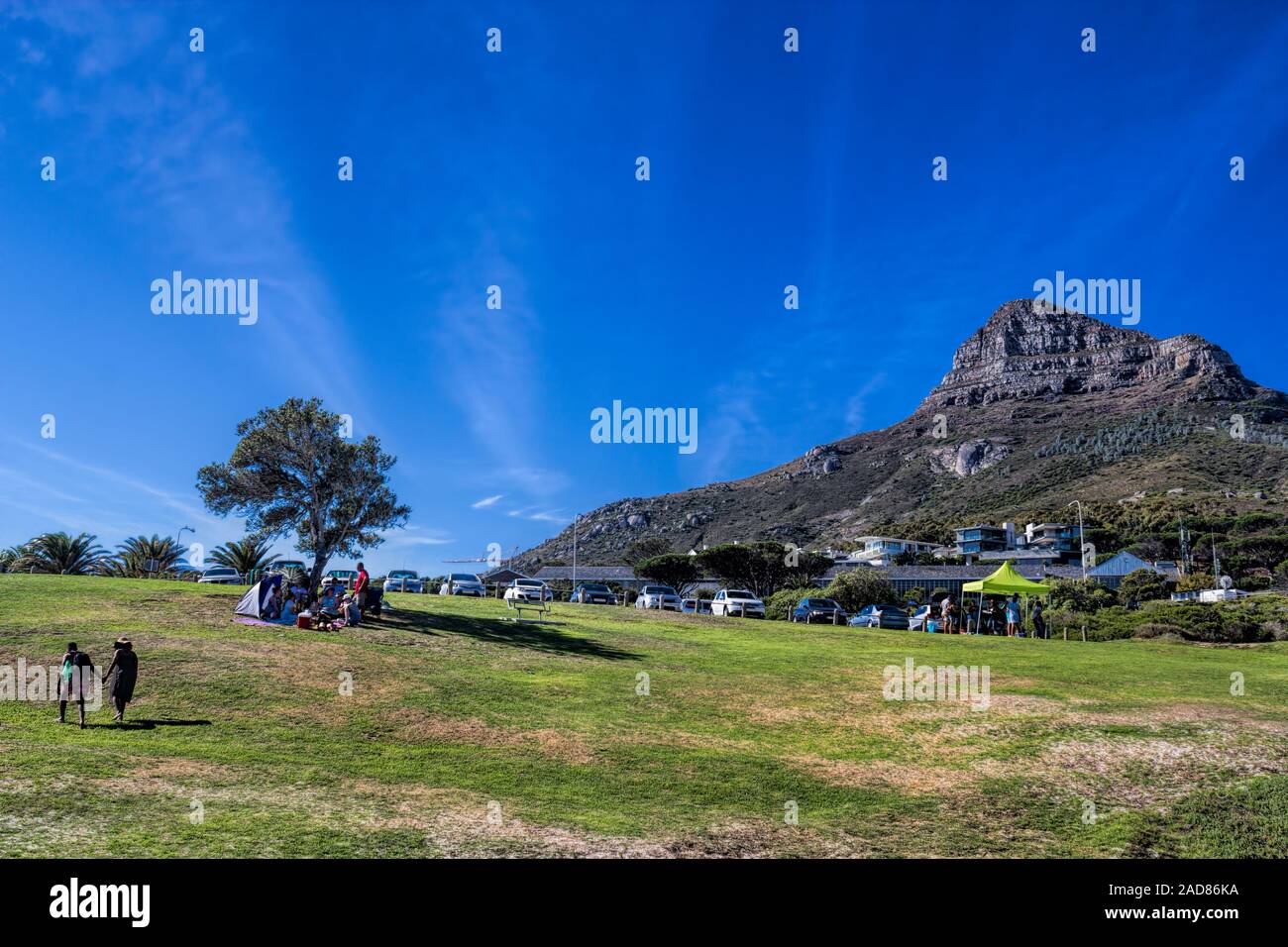 Cape Town, Clifton With Lions Head Stock Photo - Alamy