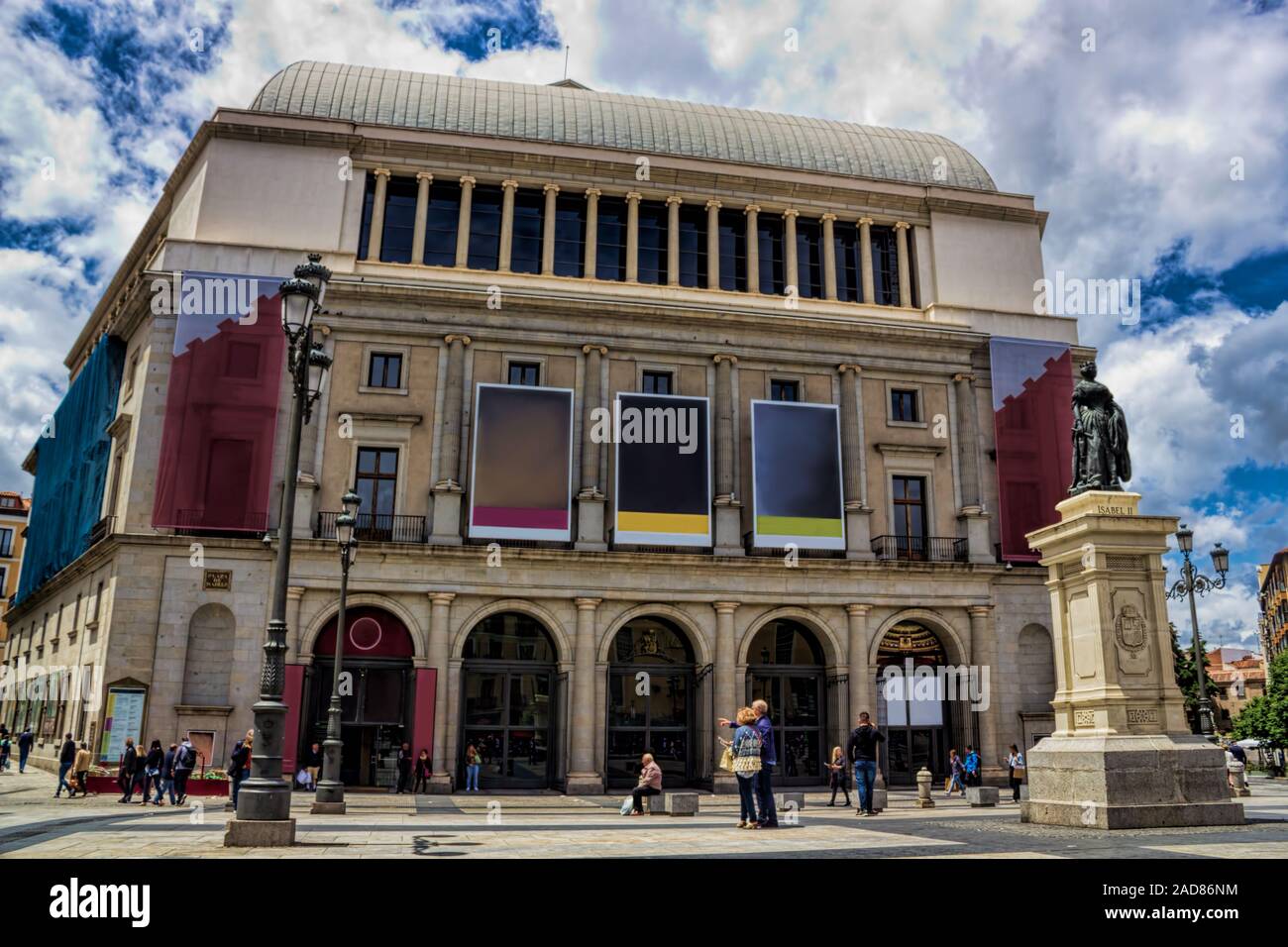 Madrid, Opera House Stock Photo Alamy